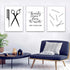 Hair Salon Wall Art Beauty Salon Pictures Wall Decor Fashion Canvas Art Beauty Shop Wall Art Modern Prints Vanity Wall Painting for Beauty Room Po...
