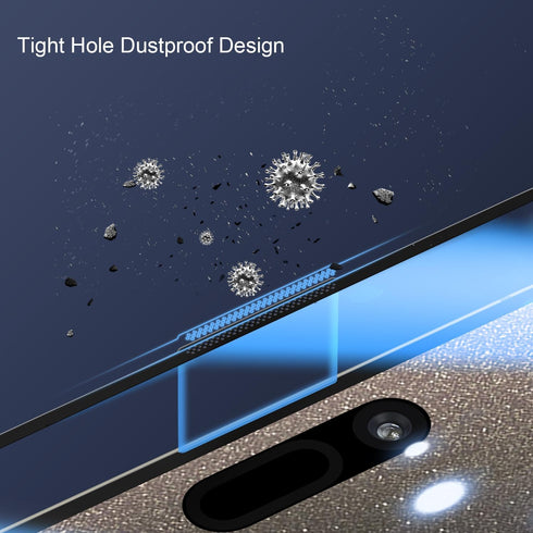 for iPhone 15 Pro Max Screen Protector Tempered Glass Screen Protector Camera Lens Protector Metal Ring Sticker for Magsafe Set with Installation ...