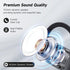 Open Ear Bluetooth 5.4 Earbuds,IPX6 Waterproof Air Conduction Headphones,50H Playtime,Ergonomic Ear Hook,Built-in Mic,LED Display Charging Case,Sp...