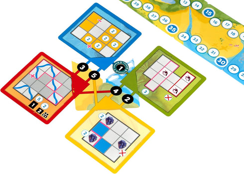 Nimalia Board Game - Design Your Animal Sanctuary and Compete for Victory! Fun Strategy Game for Kids and Adults, Ages 10+, 2-4 Players, 25-30 Min...