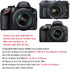 52mm Lens Hood Set, Collapsible Rubber Lens Hood with Filter Thread + Reversible Tulip Flower Lens Hood + Center Pinch Lens Cap + Microfiber Lens ...