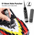 Hobbypark 0-14mm Hole Puncher Reamer w/Sleeve and Curved Scissors Set Universal Tool for RC Car Body Shell Lexan Plastic (with Black Reamer)...