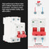 DC Miniature Circuit Breaker, 500V 16A 2P Leakage Protection Air Switch OverCurrent Tripping Device DZ47-63Z...
