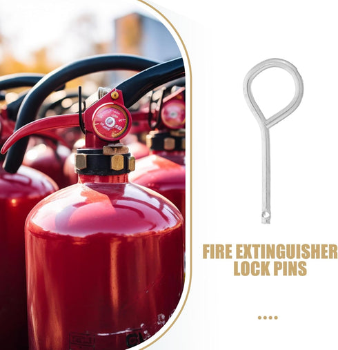 HEMOTON 10pcs Lock Pin Iron Pull Pins for Enhanced Safety Reliable Replacement for Fire Equipment Essential Accessory for Vehicle Protection...