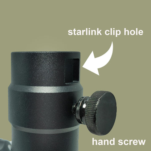 Starlink RV Mount Adapter Kit, Aluminum Alloy Starlink Roof Mount Bracket for Pole, Starlink Gen 2 RV Ladder Mount Starlink Pole Mount Range 1.1" ...
