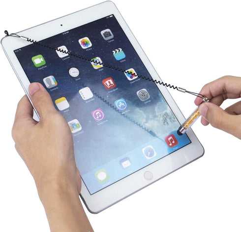 12 Pack XRONG Colors Crystal Capacitive Mini Stylus Universal Touch Screen Pen for iPhone 5s 6s, Samsung Galaxy s5 s4 s3, Android, Smartphones, iP...