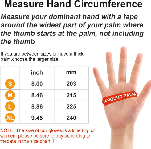 OZERO Leather Work Gloves Flex Grip Tough Cowhide Gardening Glove for Wood Cutting/Construction/Driving/Garden for Men and Women 1 Pair (Gold,Larg...