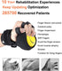 Anti-Spasticity Ball Splint, 2 in 1 Hand Splint for Stroke Hemiplegia Rehabilitation Finger Training Equipment Finger Wrist Hand Orthosis With Bal...