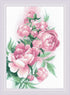 RIOLIS Counted Cross Stitch kit 2138 Lush Peonies...