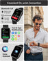 BRIBEJAT Smart Watch (Dial/Answer Call) 37x46mm Fitness Tracker Pedometer with SpO2/Real-time HR/Sleep Monitor Compatible with Samsung iPhone Andr...