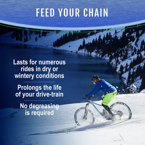 Squirt Chain Lube for Bikes 6 Pack (0.5 Oz) – Low-Temperature Bike Lube for All Bike Chains – All-Weather Dry Chain Lube – Bike Lubricant to Reduc...