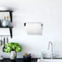 Kitchen Magnetic Stainless Steel Paper Towel Holder for Refrigerator, Grill, Toolbox (Magnetic-30cm-Black-B)...