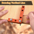 Mini Small Square Center Finder Tool 90 degree precision machinist square Quick Measuring square Edge Marking center finder for woodworking pocket...