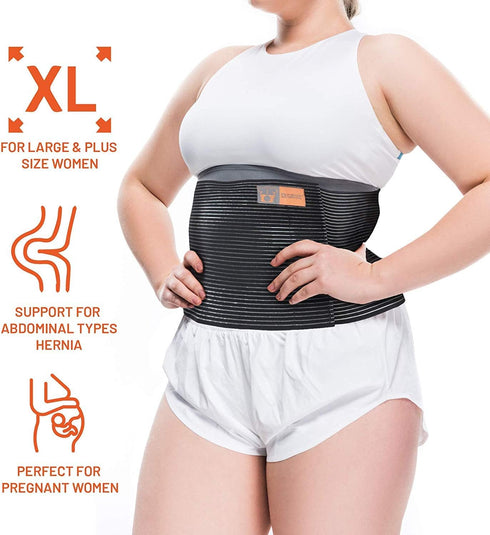 Everyday Medical Plus Size Umbilical Hernia Support Belt I Pain and Discomfort Relief from Umbilical, Navel, Ventral and Incisional Hernias I Hern...