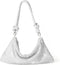 Valleycomfy Chic Rhinestone Purses for Women Sparkly Evening Handbag Bling Hobo Bag Shiny Silver Clutch Purse for Party...