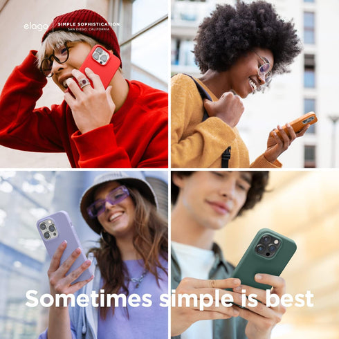 elago Compatible with iPhone 14 Case, Liquid Silicone Case, Full Body Protective Cover, Shockproof, Slim Phone Case, Anti-Scratch Soft Microfiber ...