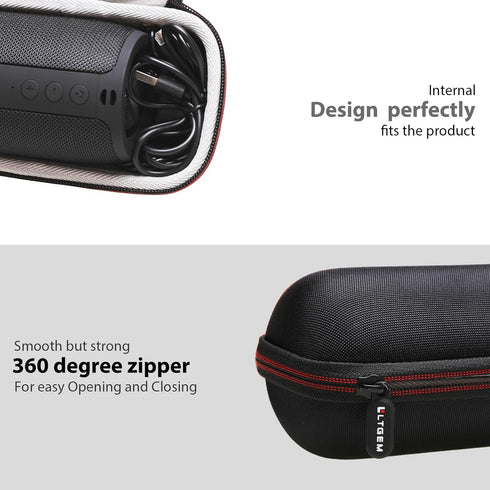 LTGEM Bluetooth Speaker Case Compatible with MusiBaby Bluetooth Speakers, Hard Storage Travel Protective Carrying Bag...