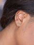 18K Gold Vermeil Tiny Gold Lightning Bolt Stud Earrings...