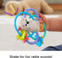 Fisher Price Baby Toys Twist & Teethe Otter 2-In-1 Rattle and Bpa-Free Teether with Textured Rings for Infant Fine Motor Play...