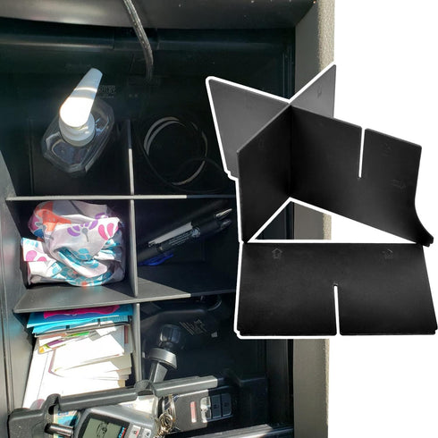 EDBETOS Center Console Organizer Insert Compatible with Honda Pilot 2016-2019 2020 2021 2022/ Ridgeline 2017-2023/ Passport 2019-2023 - Console Ac...
