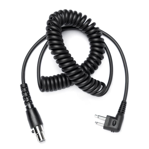 Fumei Mini XLR 5-PIN to M1 2 PIN Adapter 1.8m Durable Coiled Cable for Motorola HYT Black Box Speedcom Two Way Handheld Radios and Headsets...