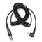 Fumei Mini XLR 5-PIN to M1 2 PIN Adapter 1.8m Durable Coiled Cable for Motorola HYT Black Box Speedcom Two Way Handheld Radios and Headsets...