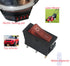 3 pin 2 Position Red Lighted Rocker Switch for Desktop Grinder,Electric Fireplaces,Neon Lamp,Household appliances,Lawn Mower,Electric Tool and Sno...
