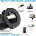 Cigarette Lighter Socket 12V Power Outlet, Qidoe Aluminum 40W Dual QC3.0 USB Charger Socket with LED Voltmeter Switch,150W DC Lighter Socket Water...