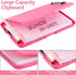 Clipboard with Storage, Side Open Nursing Clipboard Foldable Storage, Nurse Clipboards with Low Profile Clip, Waterproof Plastic Clipboards for Of...