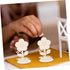 12pcs Kid Toys Clay Kids Toys Kids Crafts Unfinished Wooden Flower Cutouts Wooden Crafts Paint Your own Crafts Flower Cutouts for Crafts Art Suppl...