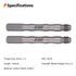 EWK 2 Pcs M14 x P1.5 Wheel Hanger, Wheel Alignment Pin, Rim Stud Pin Guide Tool...