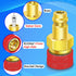 R1234yf to R134a Adapter, 1234yf to 134a Adapter Kit, R1234yf to R134a Conversion Adapters, High/Low Pressure Side R134a Adapter Convert to R1234y...