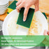 Sponges, Eco Non-Scratch Sponges Scrub Pads, Sponges for Cleaning Kitchen and Dish Cleaning,12 Scrubbing Sponges+ Draining Rack...