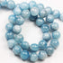 Aquamarine Stone 8mm Natural Gemstone Beads for jewelry making Energy Healing Crystals Jewelry Chakra Crystal crystal beads kit 15.5inch about 46-...