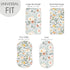 GRSSDER Stretchy Ultra Soft Fitted Bassinet Sheet Set 2 Pack for Girls Universal Fit for Baby Cradle Moses Basket Oval Rectangle Mattress, Waterco...