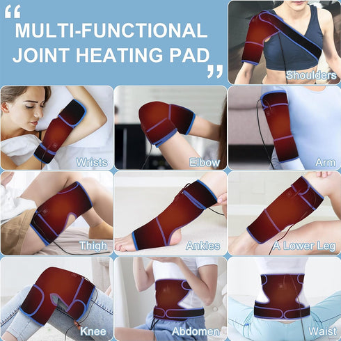 Heating Pad Heating Pad for Knee, Heated Knee Wrap for Men Women, Pain Relief Pad for Knee, Shoulder, Elbow, Joint Soreness Swelling, Arthritis, A...