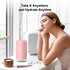 Portable Mini Humidifier, Small Cool Mist Humidifiers 350ml Quiet USB Personal Desktop Air Humidifier for Bedroom Home Plants Car Baby indoor Offi...