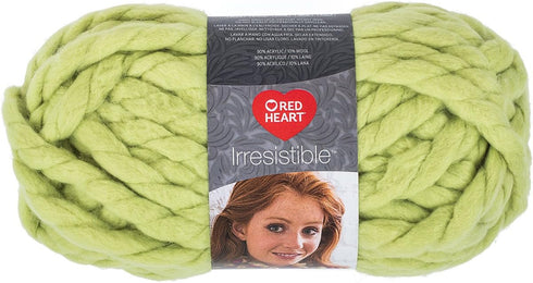 RED HEART Irresistible Yarn-Chartreuse......