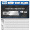 DIYSELF 100 Pack Exacto Knife Blade Refills #18, Hobby Blades Replacement, #18 Craft Knife Blades for Scrapbooking, Stencil, High Carbon Steel Exa...