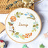 3 Piece Embroidery Kit,Beginner Crochet Kit with Embroidery Pattern Embroidery Hoop,Cross Stitch Kit,Adult Crochet Kit,Hand Embroidery Kit,Arts an...