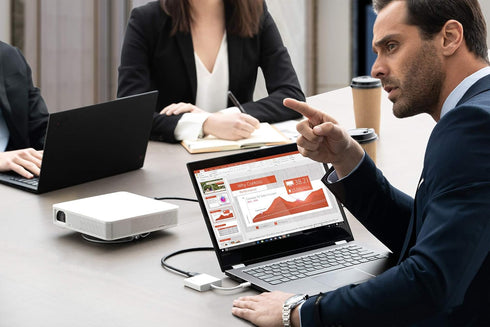 Lenovo USB-C 3-in-1 Travel Hub, 4K HDMI, VGA, USB 3.0, Plug and Play, Only 0.08 lbs, GX90T33021, White...