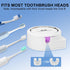 Toothbrush Sanitizer, UV Toothbrush Sanitizer and Holder with Fan Drying 3 Minute Timer Toothbrush Covers for Any Toothbrush, Rechargeable Portabl...