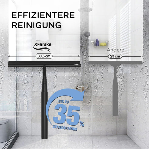 Extendable Shower Squeegee for Glass Doors, Shower Cubicle Squeegee Shower Wiper Window Cleaner Squeegee Shower Silicone, Squeegee Shower with 23....