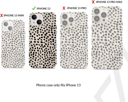BURGA Phone Case for iPhone 13 - Cute, Trendy, Aesthetic, Pattern Phone Cover, Hard Shell Protection - fits Apple iPhone 13 Case for Women and Men...