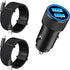 ?MFi Certified?iPhone 15 Fast Car Charger, SDNCIE 4.8A Dual USB Car Power Cigarette Lighter USB-C Car Charger Fast Charging + 2Pack Type-C Braided...
