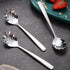 Csinos 304 Stainless Steel Spoon Shell Shape Flatware Spoon Set...