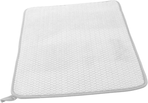 Ciieeo Kitchen Drain Mat Tableware Drying Mat Hot Pads Foldable Drying Mat Drying Pad Countertop Mat Dish Drying Mats Microfiber Dish Drying Mat D...