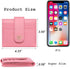GEEAD Small Wallets for Women Slim Bifold Credit Card Holder Minimalist Zipper Coin Pocket (Rose)...