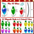 90PCS Christmas Car Refrigerator Decorations - 42 Reflective Bulb Light Shaped Magnets 48 Magnetic Wires Ornaments Set Xmas Holiday Cute Decor...
