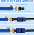 2-in-1 High Pressure Power Washer Wand,Laopypor Watering Sprayer Tool with 3 Hose Nozzles - Hydro Jet Nozzle for Garden Hose, Car Washing, Pet was...